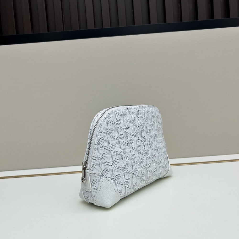 GOYARD VENDÔME COSMETIC POUCH WHITE 18CM VENDOTPMLTY50CL50P