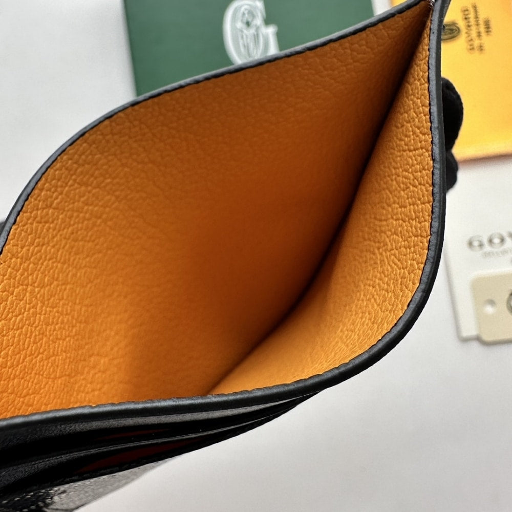 GOYARD SAINT SULPICE CARD WALLET BLACK 11CM STSULPPMLTY01CL01X