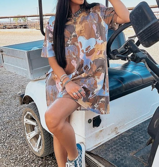 Pony Stack Dress