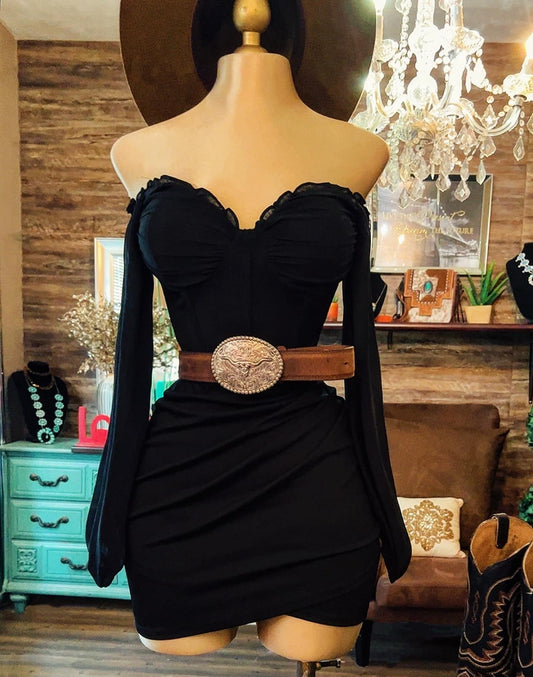Sexy Off-shoulder Bodycon Mini Dress
