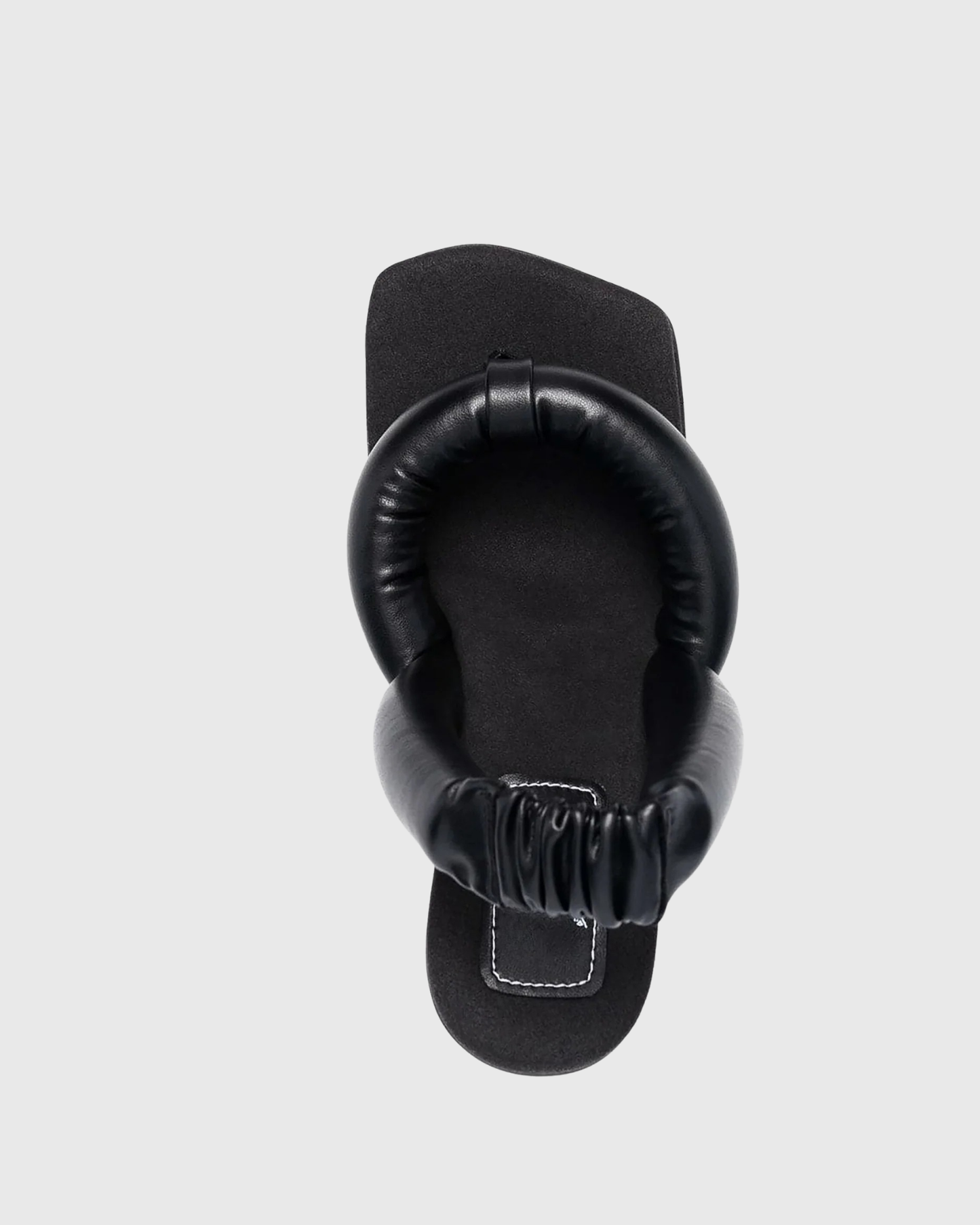 Alessia Heart Heel Slippers In Black