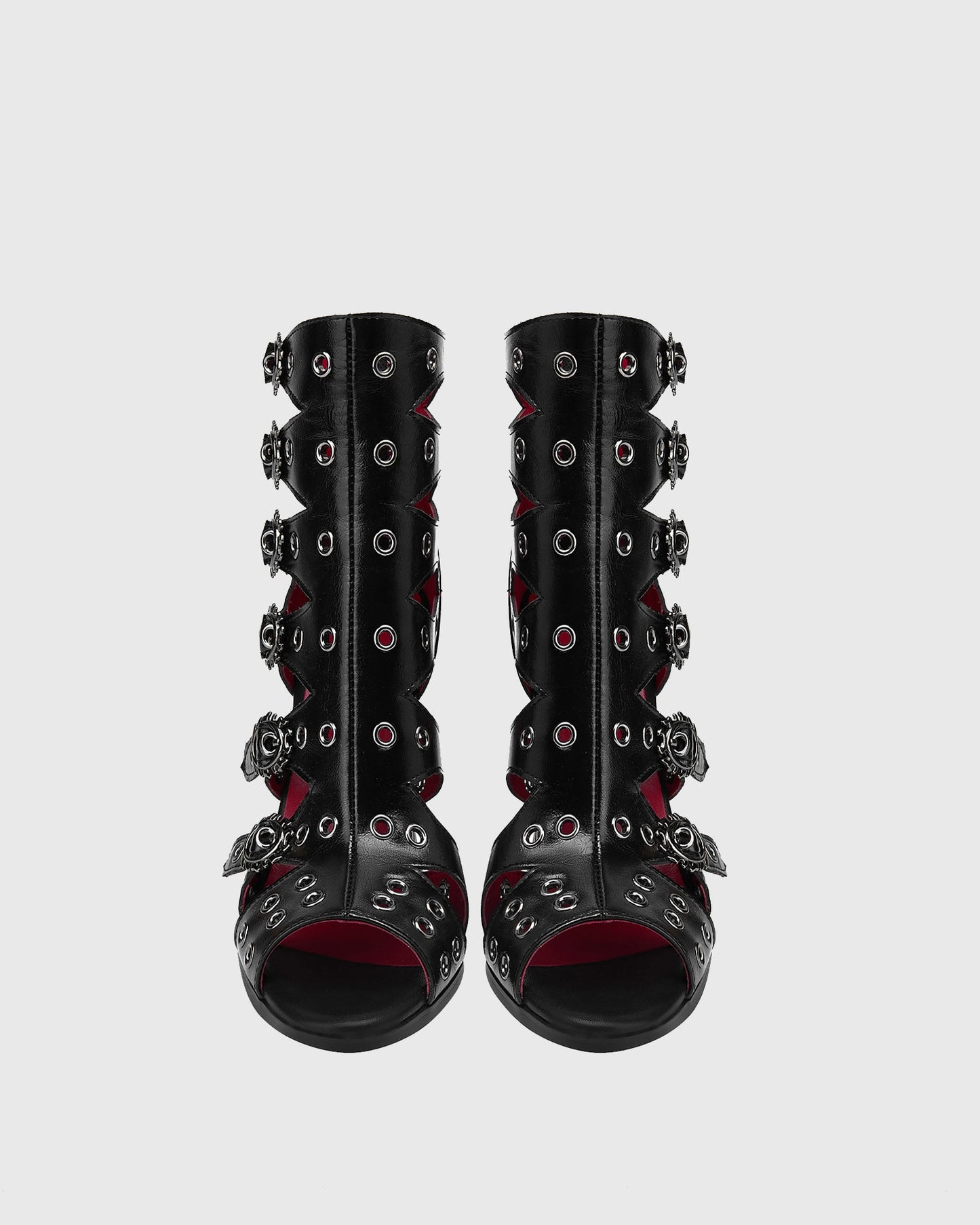 Antonia Wolf Tooth Cutout Sandals