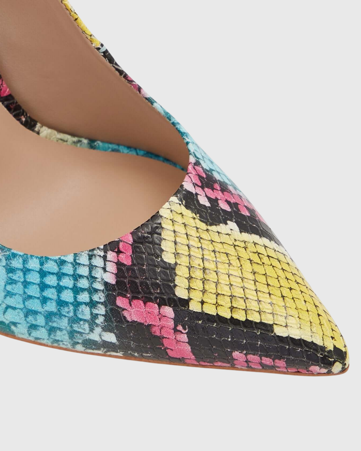 Bianka Snake Print Pumps In Multicolor