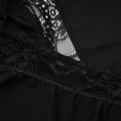 Juana lace-detail asymmetrical mini dress