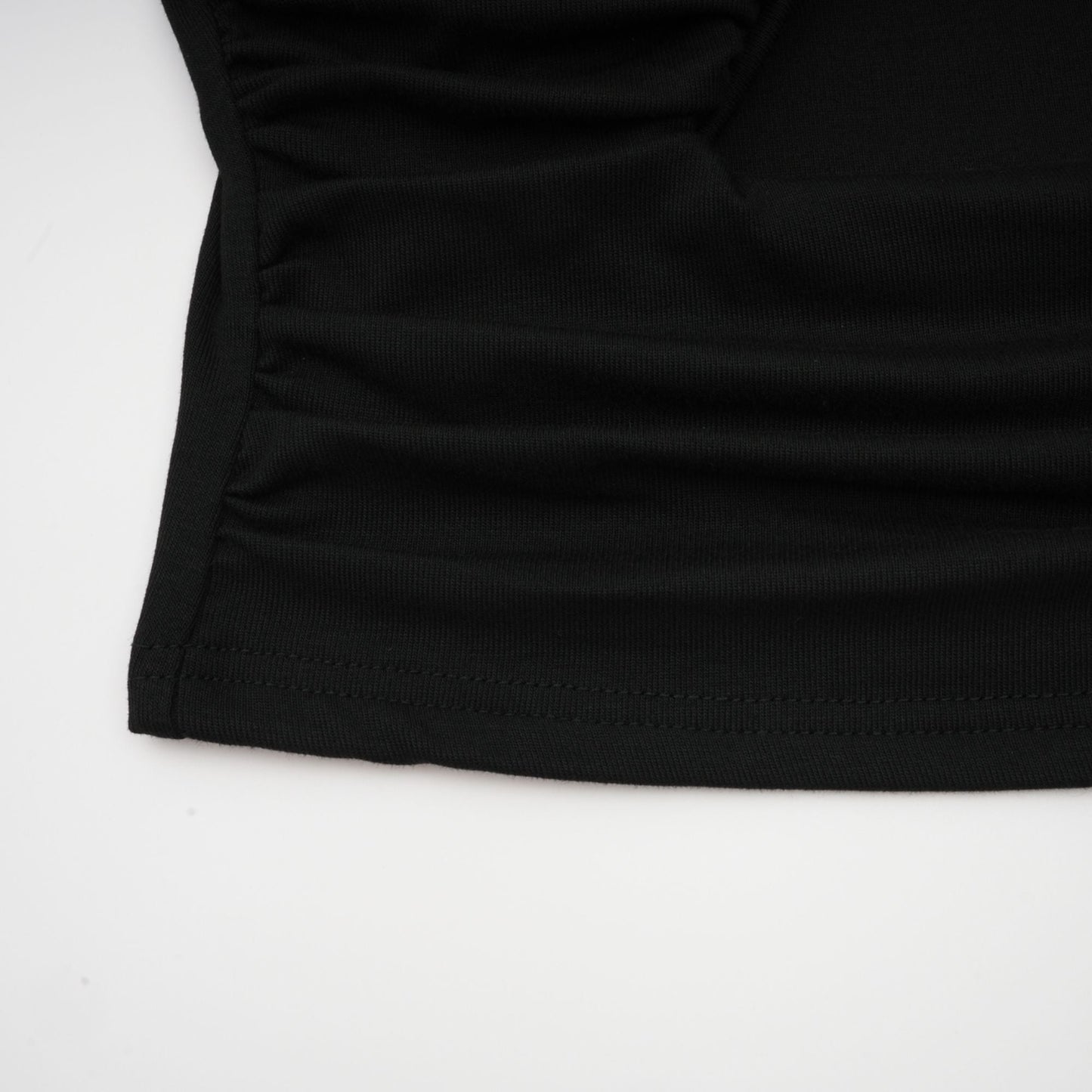 Anaïs Black Open-Front Gathered Top