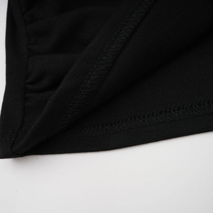 Anaïs Black Open-Front Gathered Top