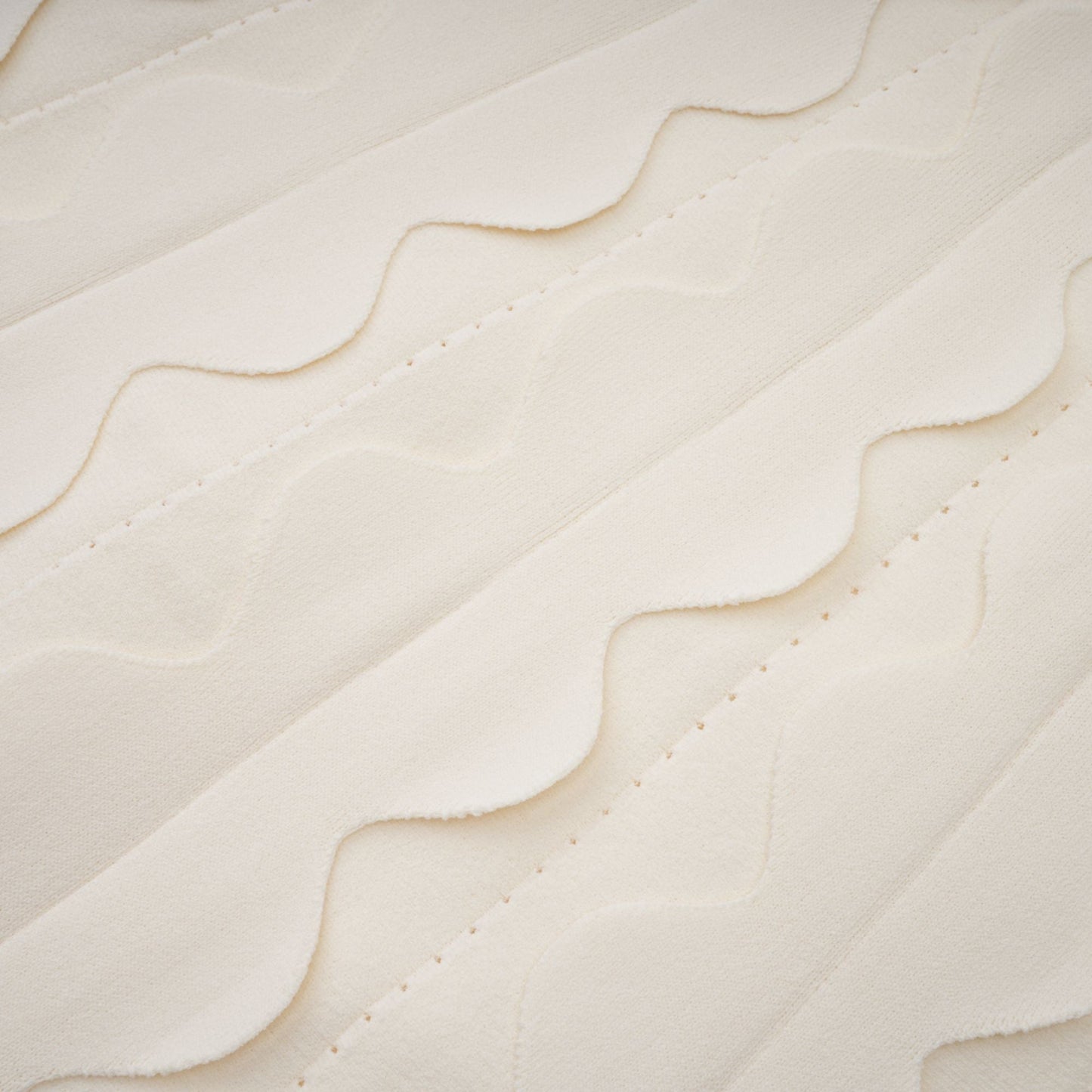 Axelle white wavy-detail sleeveless mini dress