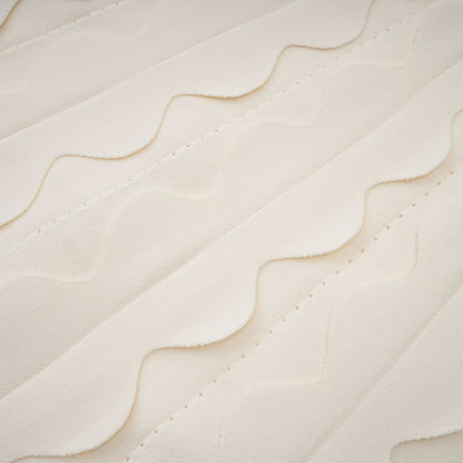 Axelle white wavy-detail sleeveless mini dress