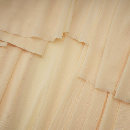 Josiane yellow off-shoulder sheer tulle maxi dress