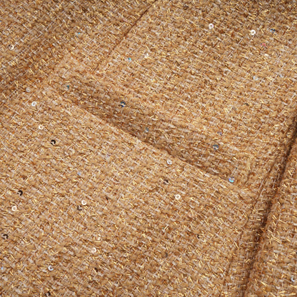 Morgane tweed long-sleeve mini dress