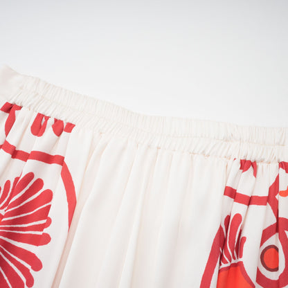 Amaranta graphic-print shirt & trousers matching set