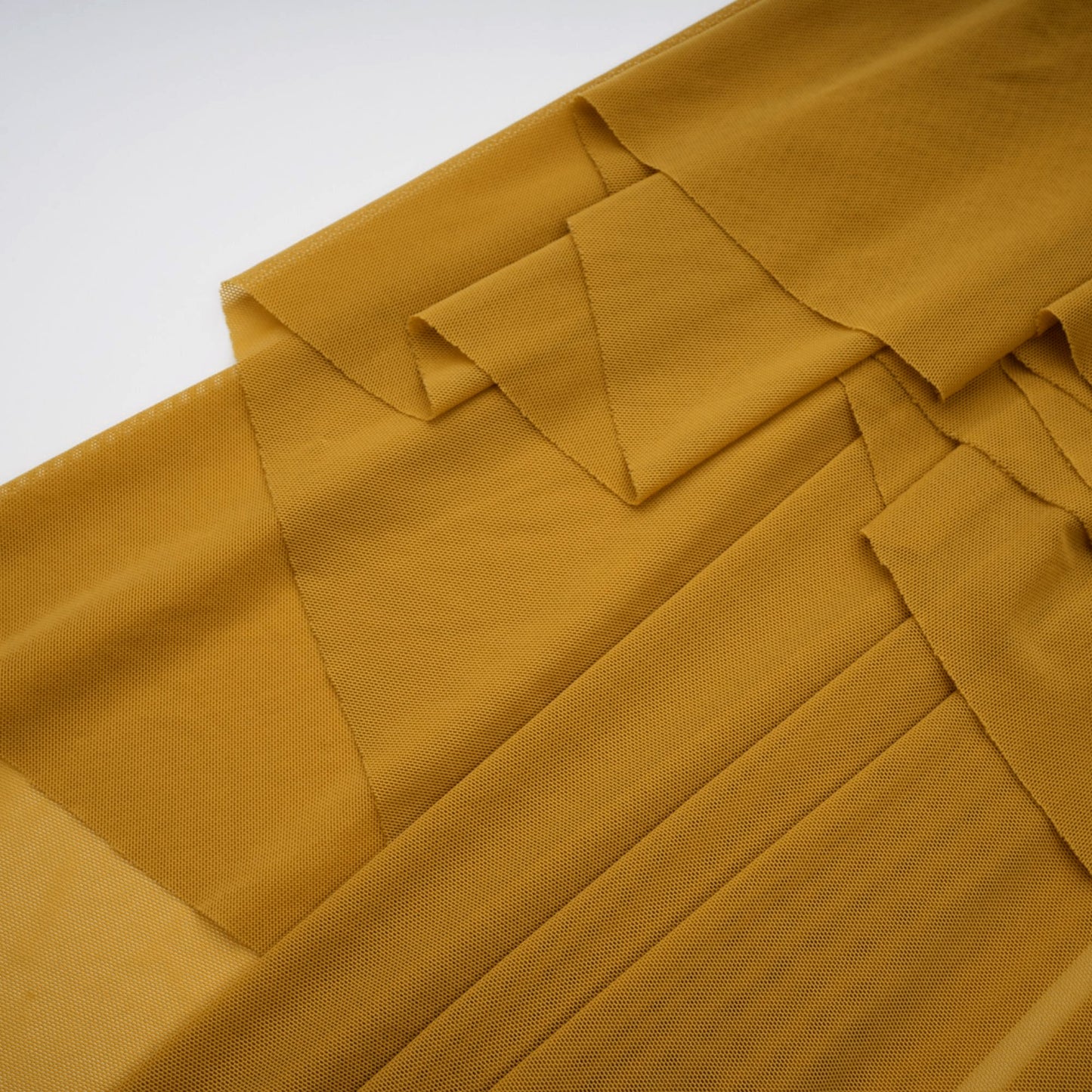 Ludivine ocher off-shoulder cut-out ruched maxi dress
