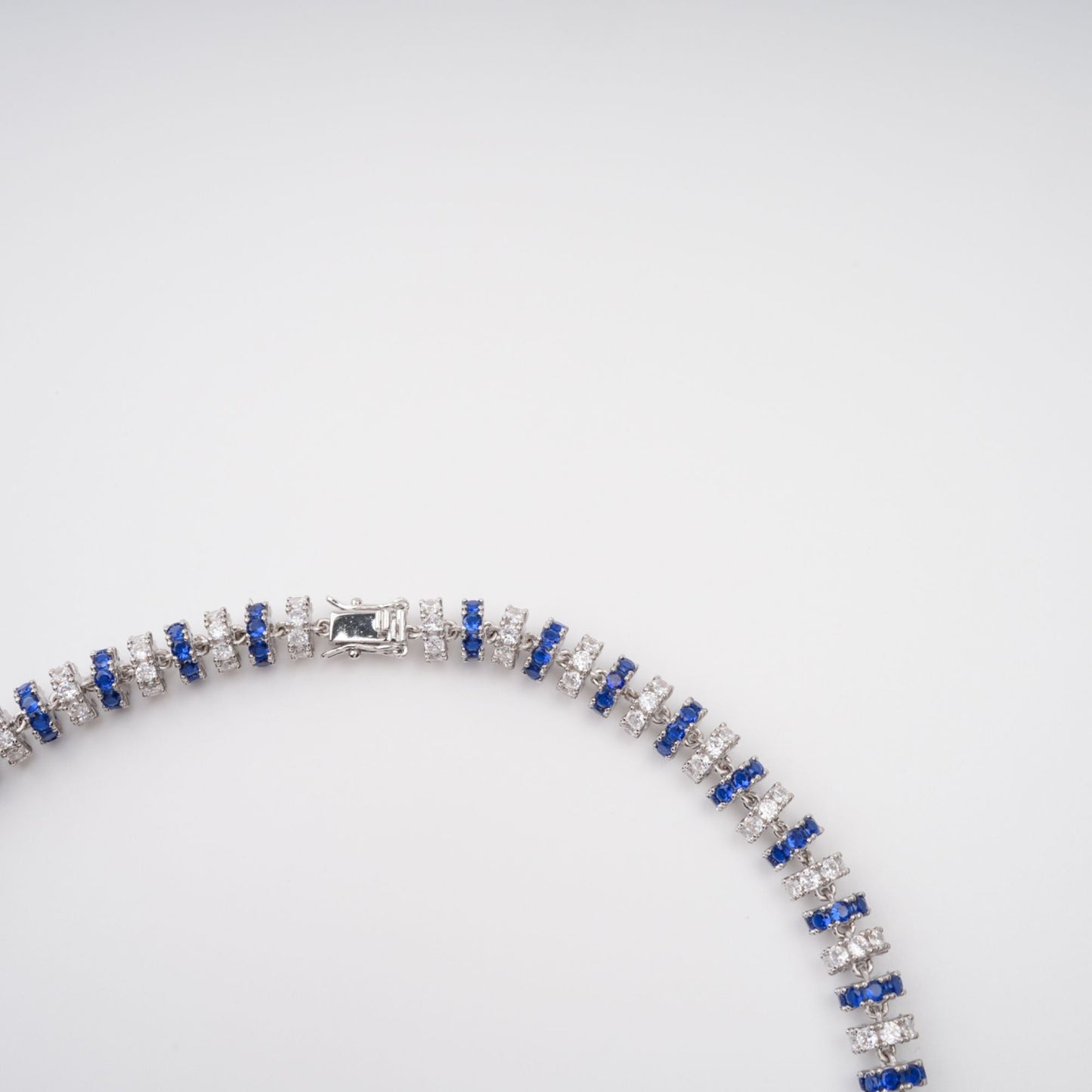 Sandrine Blue Crystal-Embellished Necklace