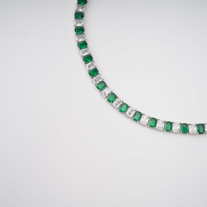 Florence Green Crystal-Embellished Necklace
