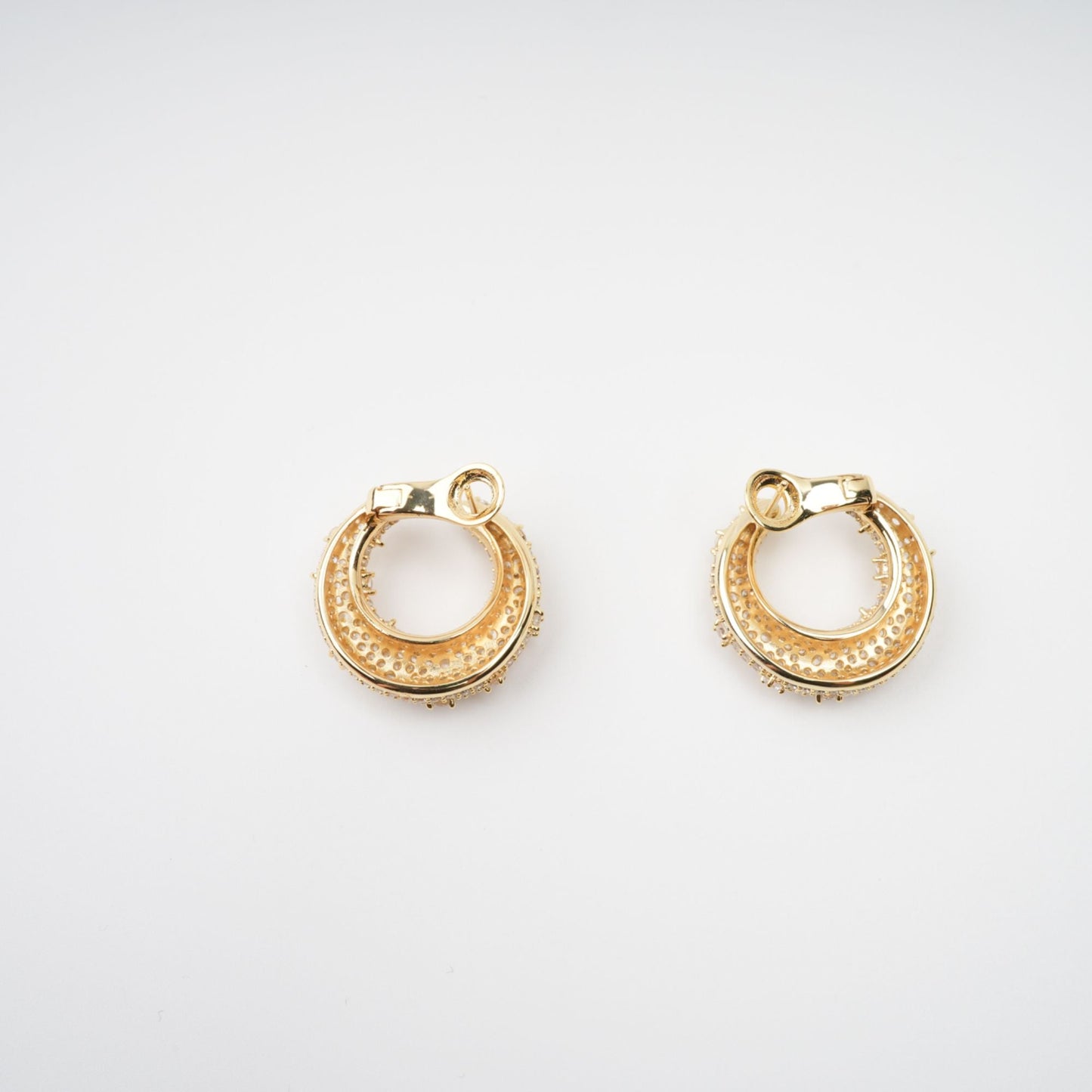 Colette Gold Crystal Embellished Earrings