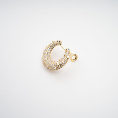 Colette Gold Crystal Embellished Earrings