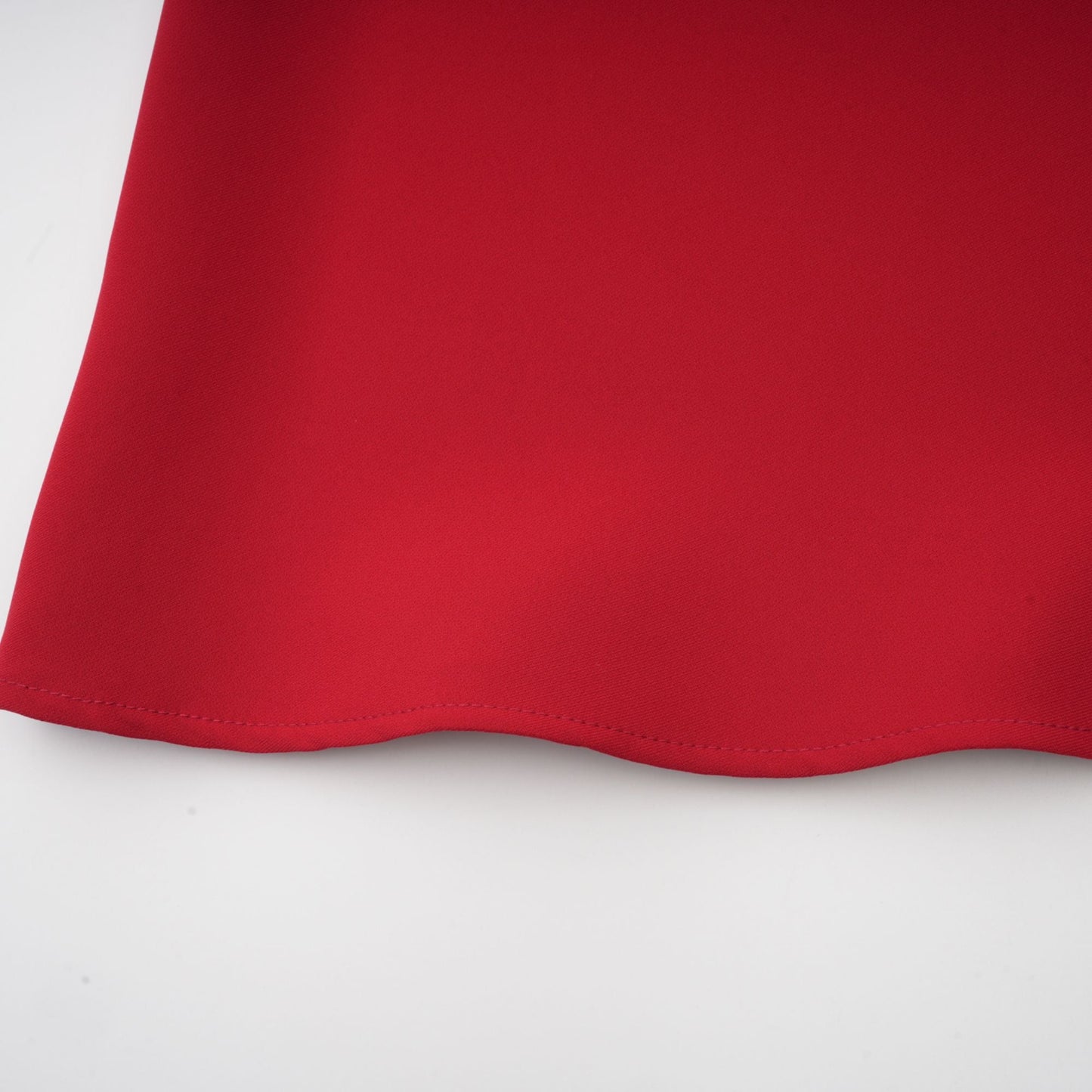 Colette red pleated blouse & skirt matching set
