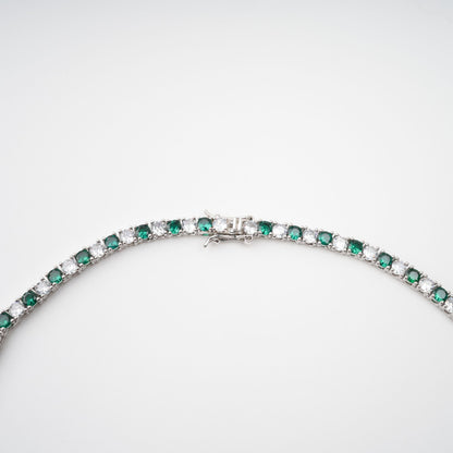 Héloïse Green Crystal Embellished Necklace