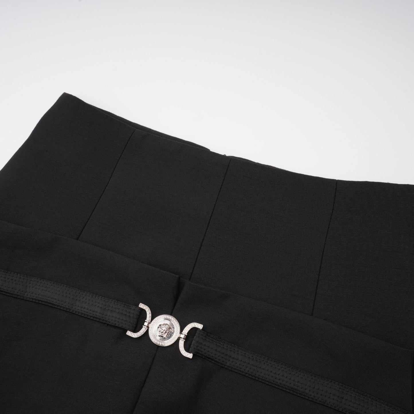Margaux black top & skirt matching set