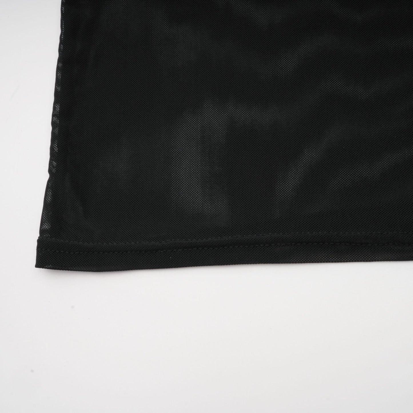 Ségolène black faux-fur tulle top