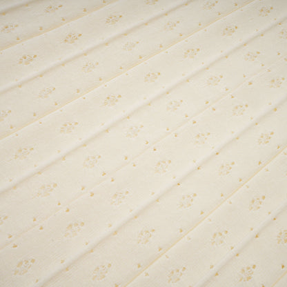 Donatienne white faux-pearl knitted maxi dress