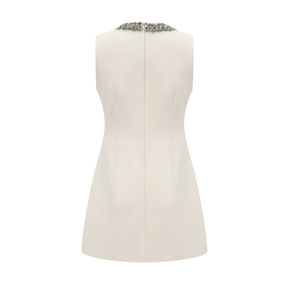 Cécile crystal-embellished mini dress