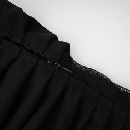 Clarisse semi-sheer ruched midi dress