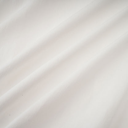Céleste white pleated scarf-collar shirt