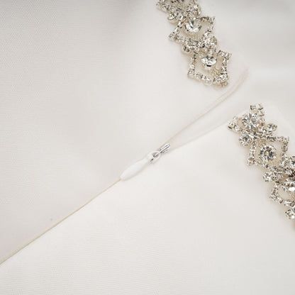 Perrine crystal-embellished mini dress