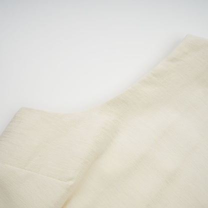Thérèse bowknot tulle-panelling midi dress in White