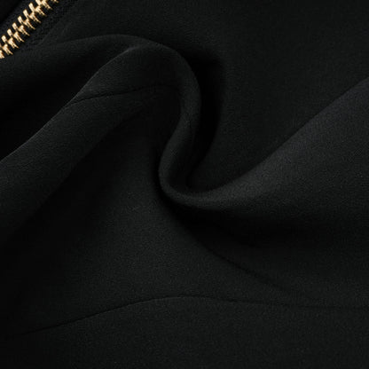 Harper tailored double-breasted halterneck top