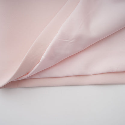 Anaïs pink crystal color-blocked midi dress