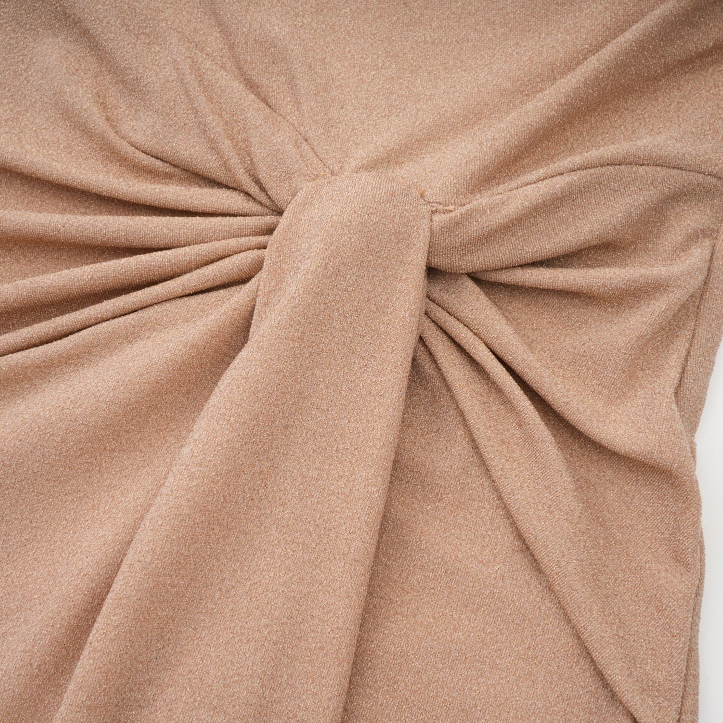 Rosalie gold asymmetrical pleated maxi dress