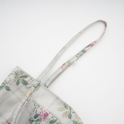 Prunelle sage-green floral-print shirred midi dress