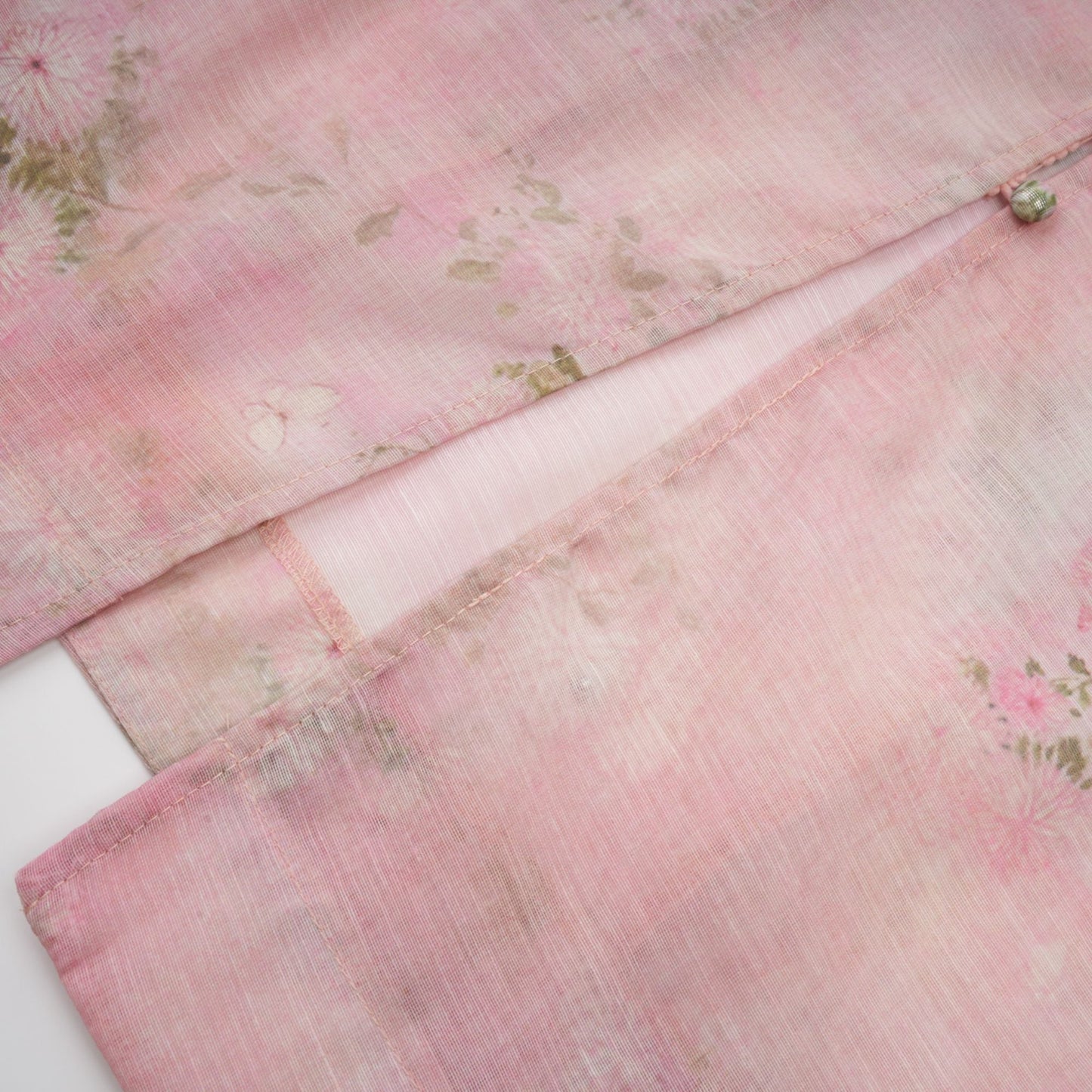Narcisse pink embellished floral-print mini dress