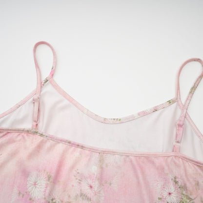 Narcisse pink embellished floral-print midi dress
