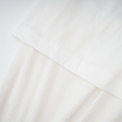 Dulcie White Asymmetrical Ruched Matching Set