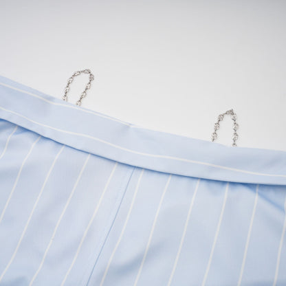 Hélène striped off-shoulder blouse