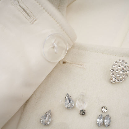 Éléonore embellished cape-design jacket