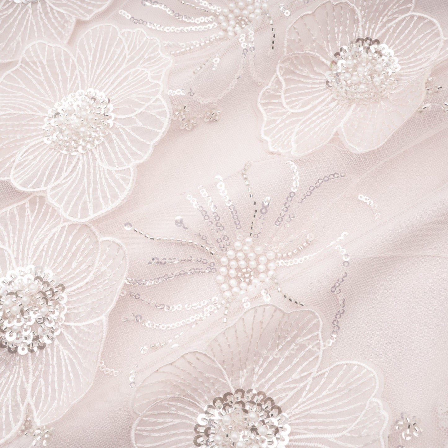 Valérie crystal-embellished floral mini dress