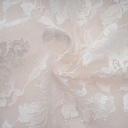 Vivienne white floral-lace corset mini dress