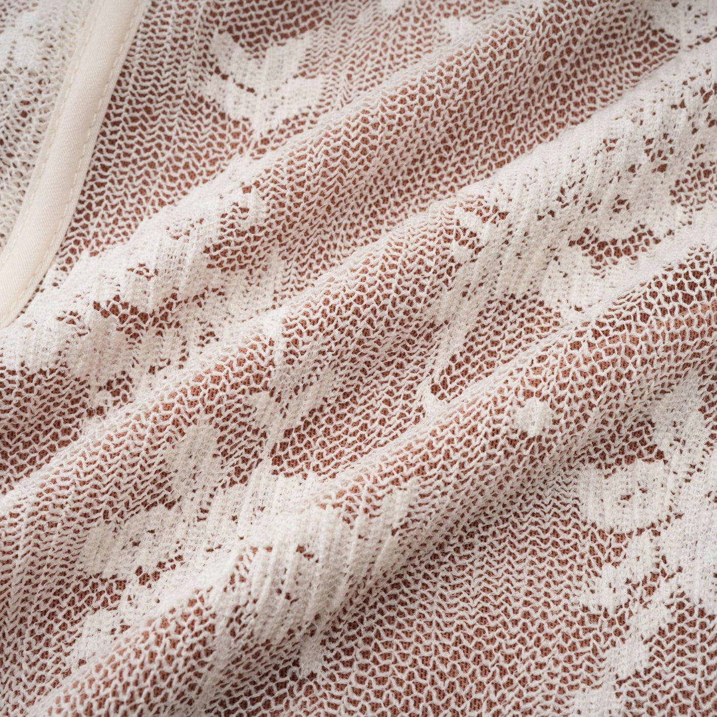 Marlene White Flared Lace Maxi Dress