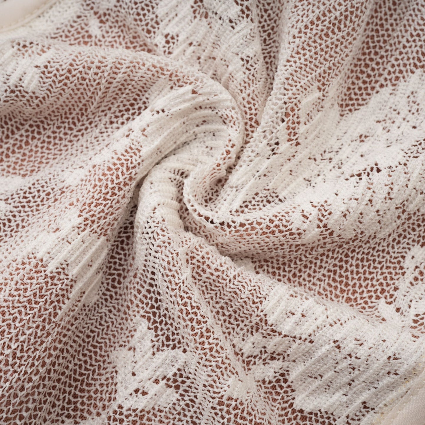 Marlene White Flared Lace Maxi Dress