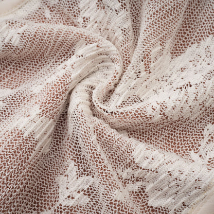 Marlene White Flared Lace Maxi Dress