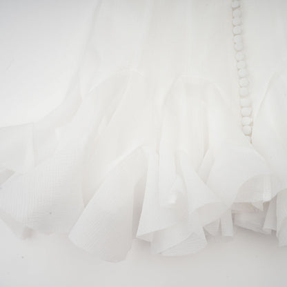 Anaïs semi-sheer flared mini dress