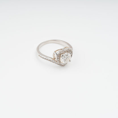 Révérence Heart Shaped Sterling Silver Ring