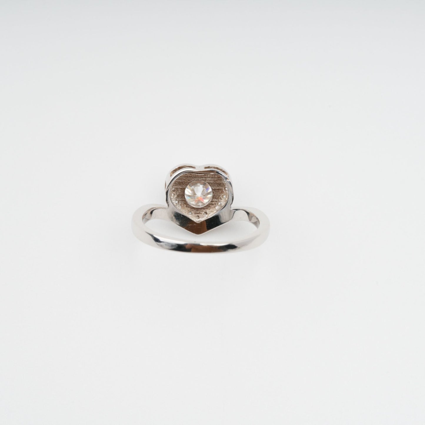 Révérence Heart Shaped Sterling Silver Ring