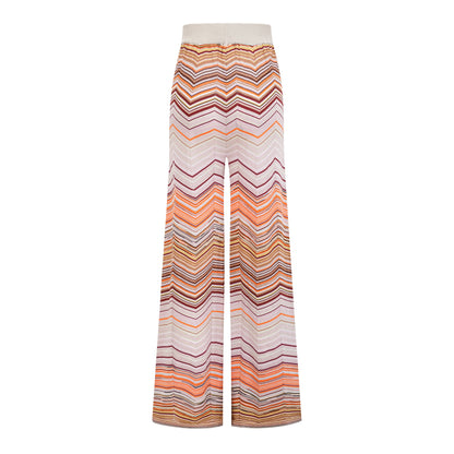 Chloé Neutral Striped Knit Matching Set