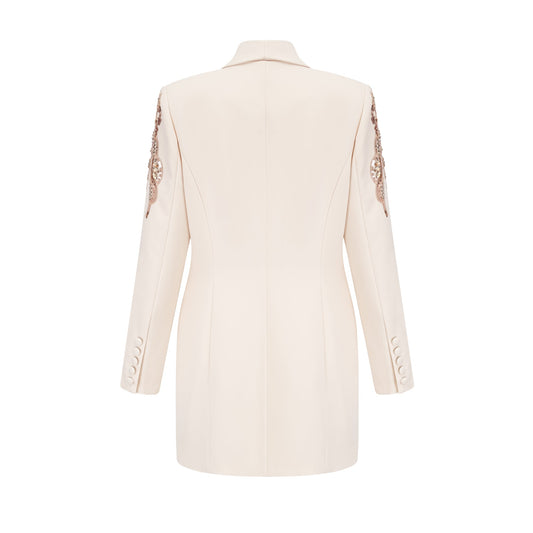 Éléna Embellished Sequined Blazer Dress