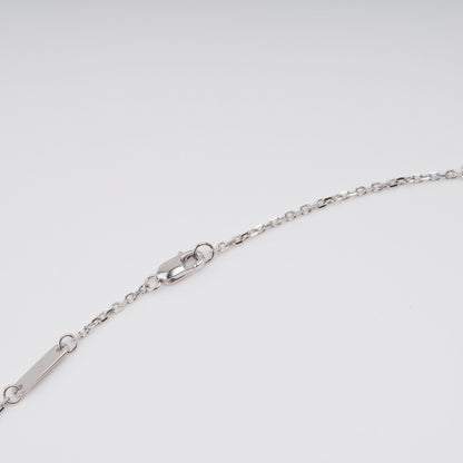Aava Yellow Square Cut Gemstone Pendant Sterling Silver Necklace
